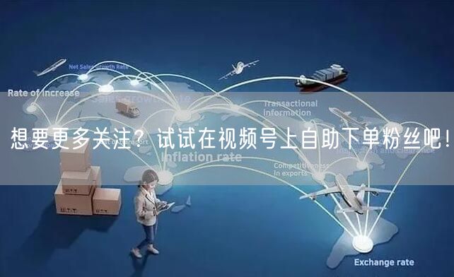 想要更多关注？试试在视频号上自助下单粉丝吧！