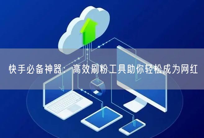快手必备神器:高效刷粉工具助你轻松成为网红