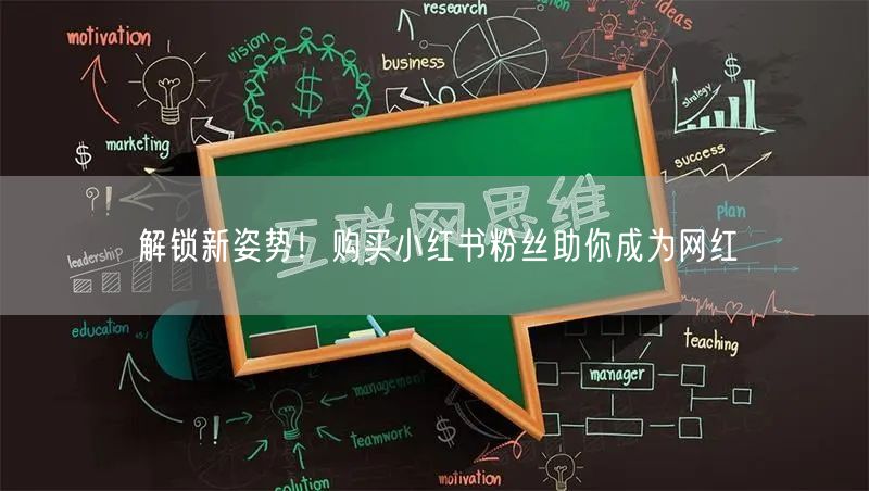 解锁新姿势!购买小红书粉丝助你成为网红